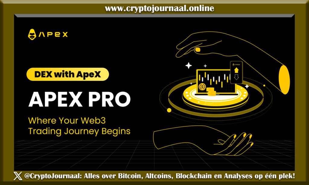 romotioneel ApeX Pro-logo in samenwerking met CryptoJournaal.online.