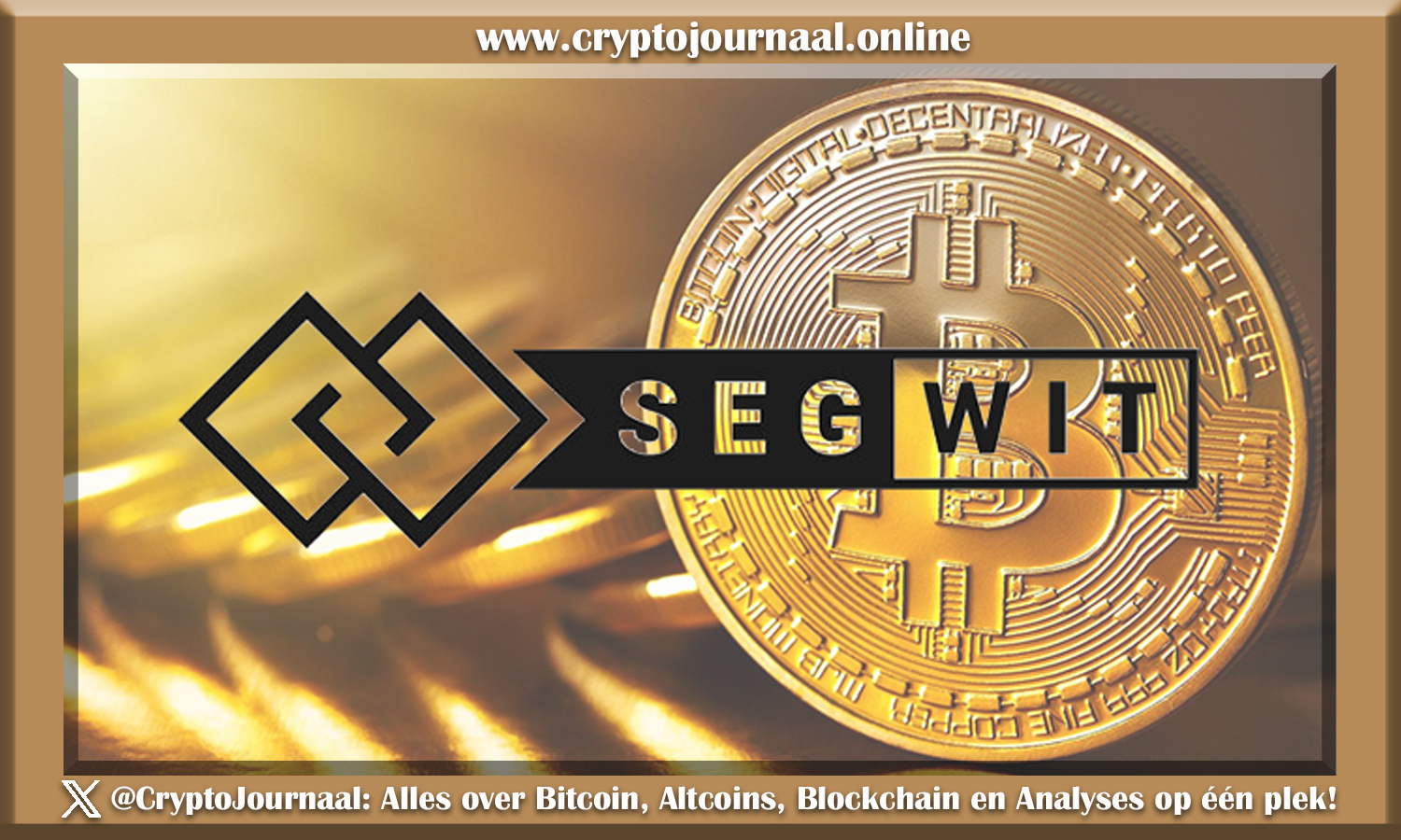 Wat is Segwit: visualisatie van het scheiden van witness data van Bitcoin-transacties.